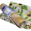 Alfombra Antideslizante de Bañera con Tiras Impresas con Ventosa Espuma de PVC Recortada Alfombra Antideslizante Ducha de Baño Alfombra para Pies 43*91