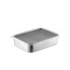 Nevera-congelador sellada de acero inoxidable 304 japonesa para cocina, hogar, de grado alimenticio, con tapa
