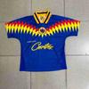 Camiseta Esportiva de Manga Curta Futebol Respirável Polo Primavera e Verão Preto Casual Americano