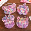 Set de Diademas Infantiles Transfronterizo, Bandas Elásticas Pequeñas de Alta Elasticidad para Niñas, No Dañan el Cabello, Diademas en Caja, Anillos de Toalla para el Cabello de Niñas Pequeñas