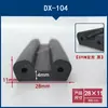 Tira de sellado de goma autoadhesiva EPDM, semicircular hueca tipo D, forma de B grande, esponja de espuma, insonorizada, impermeable, amortiguadora de golpes