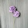 2 Cabezas de Hortensia Flores Artificiales, Flores Artificiales, Decoración de Salón de Bodas, Flores Guía de Camino, Arreglos Florales, Uso en Hotel y Hogar
