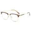 Nuevas Gafas con Montura de Ceja para Caras Grandes, Tamaño Grande Casual de Negocios Monturas de Gafas Cómodas Al Por Mayor, Bloqueo de Luz Azul para Hombres