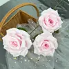 Rosa Diamante Simulada de Tres Cabezas Únicas, Flor de Rosa Simulada para Decoración de Bodas, Fotografía y Arreglos