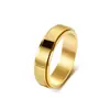 Qianfeng Anillo Giratorio Suave de Venta Caliente Europea y Americana Acero de Titanio Chapado en Oro al Vacío Grabado Láser Joyería de Mano para Aliviar la Ansiedad