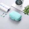 Pastillero portátil sellado de 8 compartimentos a prueba de humedad doble capa sellado sub-empaque caja de medicamentos Estuche de pastillas de viaje