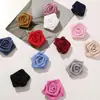 Novo Estilo Chinês Tecido Suave Elegante Rosa Seco DIY Presilha Lateral Elástico de Cabelo Acessório de Cabeça Sapatos e Chapéus Roupas Acessórios de Flor