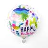 Balão de Filme de Alumínio Sereia Transfronteiriça Balão Formato Cauda de Concha de Princesa Decoração Arranjo para Festa de Aniversário Infantil