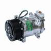 Aplicable a Futian aoling Jianghuai shuailing 12V24V camión 508 compresor de aire acondicionado modificado bomba de aire frío 8PK