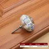 Manija de Cerámica Estilo Americano de Calabaza con Diseño Artístico Vintage para Cajón, Puerta de Gabinete, Armario y Cómoda, Estilo Antiguo Pintado a Mano