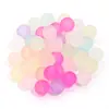 Contas Acrílicas Foscas Cor Doce Transparente Contas de Borracha Fosca Acessórios para Joias de Mala DIY Pulseira