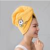 Gorro Secador de Terciopelo Coral, Sin Secadora, Secado Rápido, Altamente Absorbente, Gorro de Ducha para Mujer, Turbante para Estudiante
