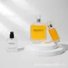 Botella de Perfume Clásica de Esquinas Planas Botella de Spray de Perfume de Vidrio 30ml 50ml 100ml Botella de Perfume de Vidrio en Stock
