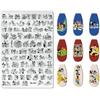 Dibujo Animado Kt Cat Arte de Uñas Impresión Plantilla de Arte de Uñas para Principiantes Anime Mickey Mouse Sello Impresión Placa de Acero