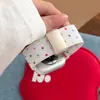 Pulseira de Relógio Colorida com Bolinhas de Tricô e Fivela Magnética Compatível com Apple Watch iwatch 12ª Geração 11/10 Ultra/SE