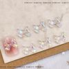 Joyas para uñas con lazo Aurora, Joker mágico, falda de mariposa tridimensional, resina, diamante, accesorios para uñas DIY