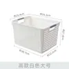 Cesta Organizadora de Plástico Doméstica Grande para Armário Cesta de Armazenamento de Diversos Sala de Estar Caixa Organizadora de Lanches e Brinquedos Cesta de Armazenamento para Dormitório