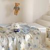 Colcha de verano fresca de fibra de soja lyocell tencel de dibujos animados para niños Clase A colcha para siesta de jardín de infantes colcha lavable a máquina +