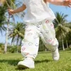 Pantalones Largos Ligeros para Niños Pantalones a Prueba de Mosquitos para Niños Verano 2026 Estilo Nuevo Casual para Niñas 10A Pantalones Antibacterianos Pantalones para Casa