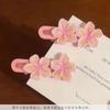 Pasador de Flor de Cerezo Rosa 2026 para Niñas, Pinza Lateral para Flequillo, Pinza Dulce para el Cabello, Pinza BB, Accesorio para el Cabello, Goma para el Cabello, Adorno para el Cabello