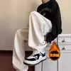 2026 Moda Pana Hombres Verano Delgado Cintura Elástica Pierna Ancha Moderno Estilo Americano Holgado Recto Caída Pantalones Largos