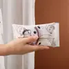 Nova Bolsa Porta Óculos Desenho Panda Fofo, Bolsa de Couro para Óculos Portátil de Alta Qualidade, Couro Macio, Nicho Feminino