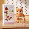 Vaso de Agua Disney Zootopia para Estudiantes, Vaso de Plástico Tritan para Niños, Vaso de Bolsillo Portátil
