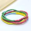 Cadena Corporal Transfronteriza Europea y Americana con Cuentas de Vidrio, Cadena de Cintura de Joyería Hecha a Mano Elástica con Accesorios de Colgante de Pez Mano Mágica a la Moda