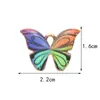 Joyería Xipeng creativa nueva colgante DIY impresión de animación llavero de mariposa banda para el cabello pinza para el cabello accesorios venta al por mayor