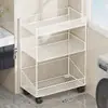 Estante de Almacenamiento para Baño, Estante Multicapa para Detergente de Lavandería de Baño, Artefacto de Almacenamiento Multifuncional Removible para Inodoro y Balcón