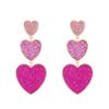 Pendientes encantadores de chica sexy transfronteriza, diseño de pendientes, personalidad, chica retro, juego de tres piezas, pendientes encantadores, pendientes para mujer