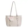 Bolso Tote de Textura de Alta Gama Lujo Ligero para Viajes Diarios para Mujer 2026 Primavera Nuevo Color Sólido Versátil Cuero Suave Bolso de Hombro o Axila