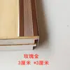 Tira de Acabado para Piso de Madera de Aleación de Aluminio Engrosada en Forma de 7 y L Tira Antideslizante para Escaleras Protector de Esquina en Ángulo Recto para Entrada de Alfombra