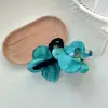 Horquilla grande de floración de cuatro estaciones flor grande 2024 Nuevo pasador para el pelo de flor de phalaenopsis imitación perla accesorios para el cabello frescos para mujer
