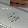 Zirconia Multifactada 5A Premium para Arte de Uñas Super Brillantes Diamantes de Imitación Apilados Bolas de Diamante Deslumbrantes Cuadradas Grandes Huevo de Paloma Azúcar de Hielo Al por Mayor