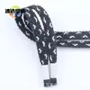 Correa Plana Gruesa de Moda de Gama Alta 1.0 cm Cabeza de Aleación Cordón para Pantalones, Chaquetas Deportivas, Ropa Infantil DIY, Cordón para Sudadera