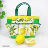 Bolsa Portátil para Herramientas de Jardinería, Bolsa Cesta para Flores, Bolsa para Herramientas de Jardín, Bolsa para Herramientas de Jardinería con Patrón de Limones Personalizado