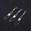 Modelo de accesorios de equipo de pesca giratorio + un pin conector giratorio de 8 palabras fábrica venta al por mayor pin anzuelo