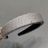 Faixa de Cabelo Coreana Headwear Estilo Francês Elegante Esponja de Cabelo Pressora Grampo de Cabelo com Diamante Popular na Internet Headwear Largo Lateral para Mulheres