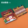 Crayons de Natal Desenho animado crianças estudante arte grafite pintura bastão 8 cores 12 cores conjunto de crayons presente de Natal