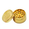 Starbus Moedor de Cigarros de Metal em Liga de Zinco Mais Vendido Três Camadas 40mm Moedor de Cigarros de Metal Moedor de Cigarros