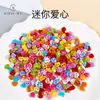 Mini Color Plástico Botones Mixtos Niños DIY Hecho a Mano Pegar Pintura Bolsita de Materiales para Botones Botón para Cardigan Ropa