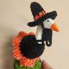 Comercio Exterior Amazon Transfronterizo Nuevo Estilo Crochet Hecho a Mano Puro Mini Escritorio Ganso Decorativo Conjunto de Ropa Producto Terminado Venta al por Mayor