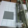 Máquina de Corte de Amostras de Tecido e Couro 2024 Pequena Máquina de Corte de Amostras de Tecido Amostrador de Cor de Cartão de Amostra Pequeno Instrumento para Amostras de Tecido