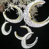 Nuevos Accesorios de Boda Concha en Forma de Corazón Cadena Colgante Decoración de Techo de Boda Arreglo Hotel Centro Comercial Escaparate