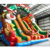 Castelo Inflável Infantil Casa Tema Natalino Escorregador Pula-Pula Parque de Diversões Interior e Exterior Lazer e Entretenimento Castelo Infantil