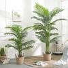 Plantas Verdes de Simulación Árboles de Simulación Palma Areca Plantas de Simulación en Maceta Decoración de Interior Árboles Falsos Plantas de Simulación Palma del Viajero Venta al por Mayor