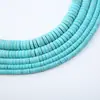 Miçanga espaçadora turquesa sintética DIY Haixi turquesa solta pulseira colar brincos multicolor artificial turquesa atacado