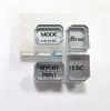 Botones Acrílicos Personalizados, Botones de Panel de Cristal Transparente, Botones para Equipos Mecánicos, Productos de Silicona, Procesamiento Según Dibujos