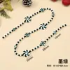 Decoraciones navideñas transfronterizas, adornos de cuentas de caramelo, colgantes para árbol de Navidad, adornos de caramelo acrílicos de molino de viento bicolor